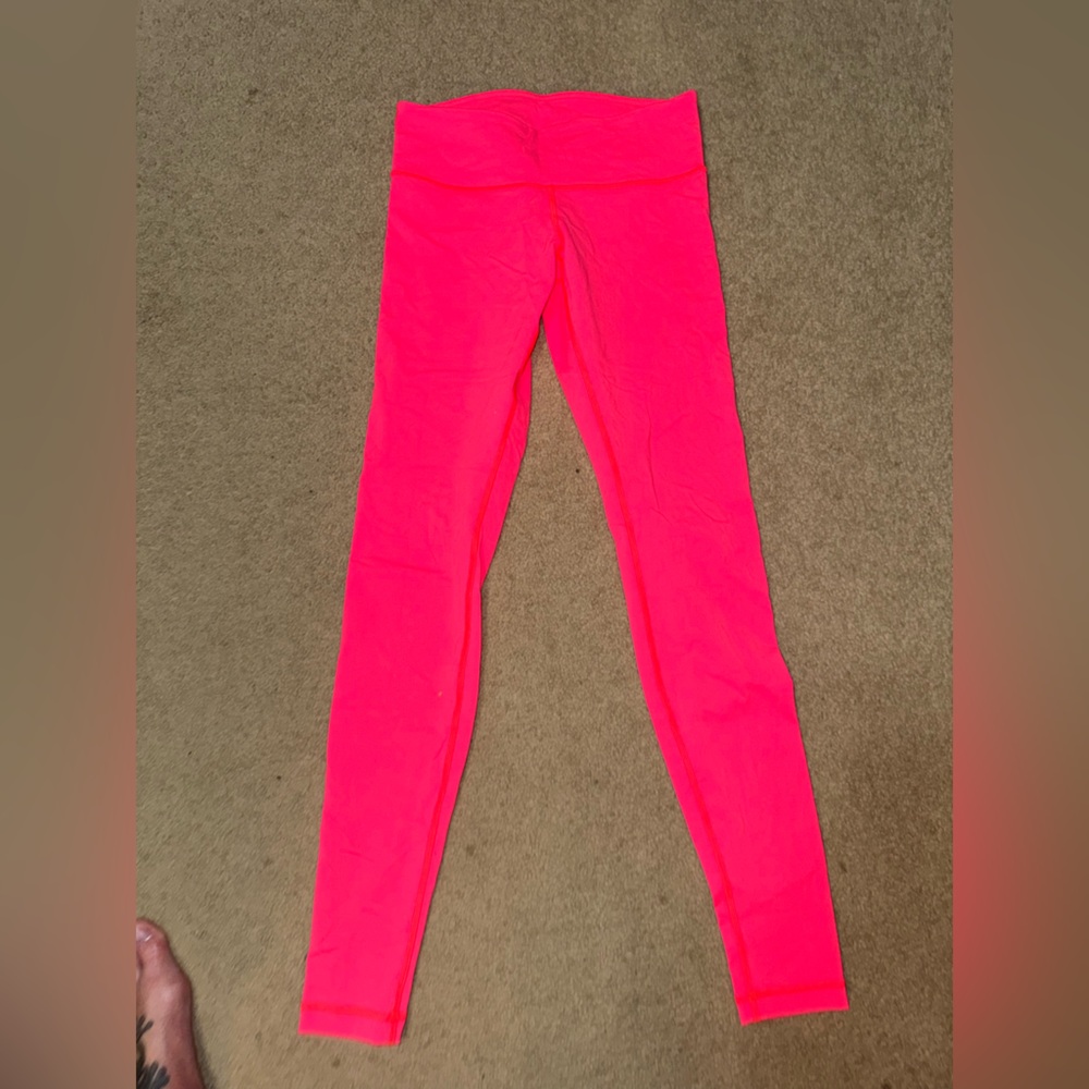 lululemon athletica Bright Pink Leggings